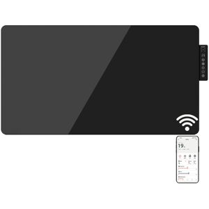 (Black ) MYLEK Glass Front Smart Panel Heater 2kW (Black ) MYLEK Glass Front Smart Panel Heater 2kW