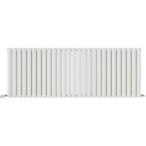 iBathUK (White, 600mm x 1620mm) Princia Horizontal Double Oval Panel Radiator iBathUK (White, 600mm x 1620mm) Princia Horizontal Double Oval Panel Radiator