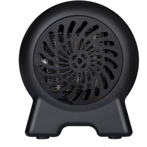 GreenZech (Black) 500W Portable Mini Electric Space Heater Wall-Outlet Fan Warmer GreenZech (Black) 500W Portable Mini Electric Space Heater Wall-Outlet Fan Warmer