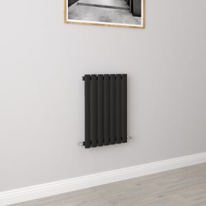 AICA (Single 600x413mm, Black) Designer Oval Column Radiator Central Heating AICA (Single 600x413mm, Black) Designer Oval Column Radiator Central Heating