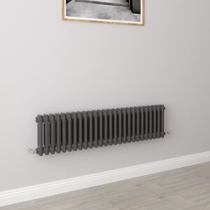 AICA (300x1190mm 2 Column) Traditional Cast Iron Radiator Anthracite AICA (300x1190mm 2 Column) Traditional Cast Iron Radiator Anthracite