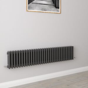 AICA (300x1460mm 3 Column) Traditional Cast Iron Radiator Anthracite AICA (300x1460mm 3 Column) Traditional Cast Iron Radiator Anthracite