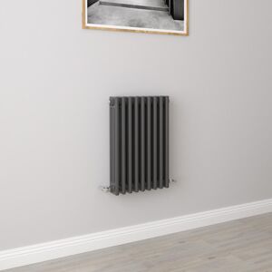 AICA (600x425mm 3 Column) Traditional Cast Iron Radiator Anthracite AICA (600x425mm 3 Column) Traditional Cast Iron Radiator Anthracite