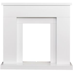 REFURBISHED Adam Lomond Fireplace in Pure White, 39 Inch REFURBISHED Adam Lomond Fireplace in Pure White, 39 Inch