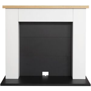 REFURBISHED Adam Chester Electric Stove Fireplace in Pure White, 39 Inch REFURBISHED Adam Chester Electric Stove Fireplace in Pure White, 39 Inch