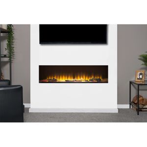 Adam Sahara Fully Inset Media Wall Electric Fire, 51 Inch 1250mm Adam Sahara Fully Inset Media Wall Electric Fire, 51 Inch 1250mm