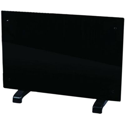 GLOWMASTER (Black, 2000w) Panel Heater Radiator Portable Slimline Heating Wall Mounted Free GLOWMASTER (Black, 2000w) Panel Heater Radiator Portable Slimline Heating Wall Mounted Free