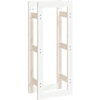 vidaXL White Pine Firewood Rack - Firewood Rack vidaXL White Pine Firewood Rack - Firewood Rack