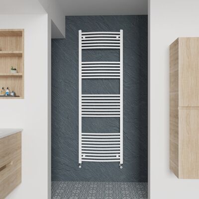 Warmehaus - Curved Rail - White - Towel Warmer Warmehaus - Curved Rail - White - Towel Warmer