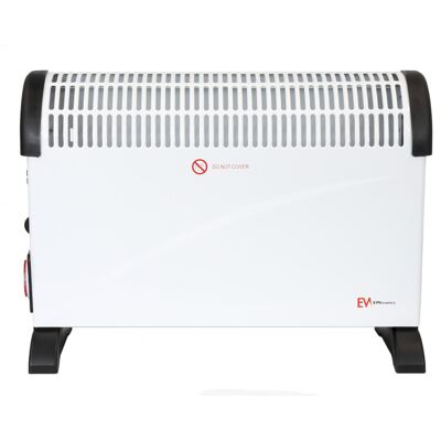 (White, 2000W With 24 Hour Timer) EMtronics Convection Heater 2000W with Thermos (White, 2000W With 24 Hour Timer) EMtronics Convection Heater 2000W with Thermos