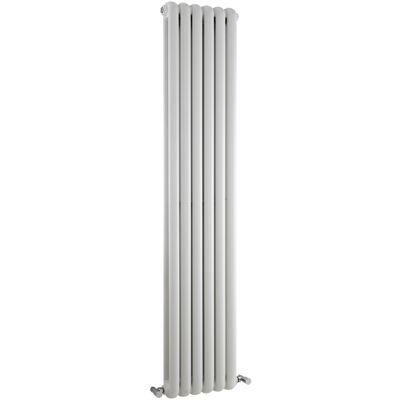 Balterley Vertical Double Panel Radiator - 1800mm x 383mm - 3757 BTU - Gloss White Balterley Vertical Double Panel Radiator - 1800mm x 383mm - 3757 BTU - Gloss White