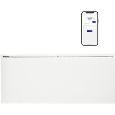 (1000W) Adax Famn Wifi Electric Panel Heater, Wall Mounted (1000W) Adax Famn Wifi Electric Panel Heater, Wall Mounted