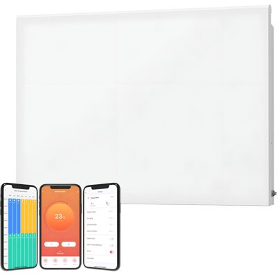 Sol*Aire (1500W, White) SolAire Lyndo Wifi Electric Panel Heater, Wall Mounted Sol*Aire (1500W, White) SolAire Lyndo Wifi Electric Panel Heater, Wall Mounted