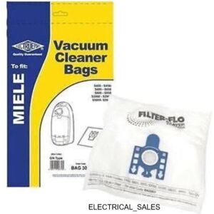 Unbranded BAG307 Fits Miele GN Complete C2 Powerline SFAF3 5-Pack Dust Bags with Motor F Unbranded BAG307 Fits Miele GN Complete C2 Powerline SFAF3 5-Pack Dust Bags with Motor F