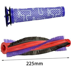 SPARES2GO Vacuum Brushroll Brush Roll Roller + Pre Motor Filter for Dyson V6 Animal / Fluf SPARES2GO Vacuum Brushroll Brush Roll Roller + Pre Motor Filter for Dyson V6 Animal / Fluf