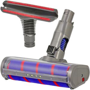 SPARES2GO Soft Roller Brush Head Hard Floor Turbine Tool + Upholstery Nozzle for DYSON SV0 SPARES2GO Soft Roller Brush Head Hard Floor Turbine Tool + Upholstery Nozzle for DYSON SV0