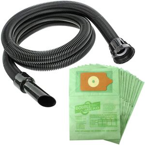 SPARES2GO 2.6m XL Hose Pipe & 10 Dust Bags for Numatic Henry Hetty James Basil Nuvac Vacuu SPARES2GO 2.6m XL Hose Pipe & 10 Dust Bags for Numatic Henry Hetty James Basil Nuvac Vacuu