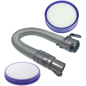 SPARES2GO Vacuum Filter Kit + Hose for Dyson DC27 Animal All Floors Pipe (Grey / Steel) Pr SPARES2GO Vacuum Filter Kit + Hose for Dyson DC27 Animal All Floors Pipe (Grey / Steel) Pr