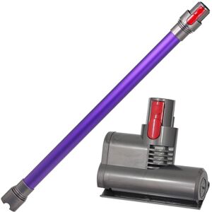 SPARES2GO Vacuum Mini Motorised Turbine Brush for Dyson V8 SV10 + Purple Rod Wand Tube SPARES2GO Vacuum Mini Motorised Turbine Brush for Dyson V8 SV10 + Purple Rod Wand Tube
