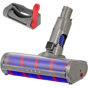 SPARES2GO Soft Roller Brush Head Hard Floor Turbine Tool + Trigger Lock for DYSON V6 Vacuu SPARES2GO Soft Roller Brush Head Hard Floor Turbine Tool + Trigger Lock for DYSON V6 Vacuu