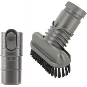 SPARES2GO Stubborn Dirt Dusting Brush Tool + Adaptor Kit for DYSON DC22 DC23 DC24 DC25 SPARES2GO Stubborn Dirt Dusting Brush Tool + Adaptor Kit for DYSON DC22 DC23 DC24 DC25