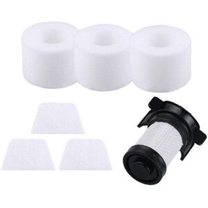 GreenZech 3pcs Sponges 1pc HEPA Filter Replacement Parts For Shark IONFlex XPREMF100 IF200 GreenZech 3pcs Sponges 1pc HEPA Filter Replacement Parts For Shark IONFlex XPREMF100 IF200