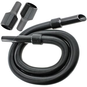 SPARES2GO Universal 6m Vacuum Cleaner Extension Pipe Hose Kit 6 Metre Hose + 3 x Adaptors SPARES2GO Universal 6m Vacuum Cleaner Extension Pipe Hose Kit 6 Metre Hose + 3 x Adaptors