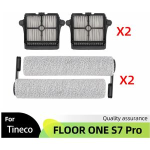 Aihontai (SET 3) For Tineco FLOOR ONE S7 PRO Spare Soft Roller Brush HEPA Filter Cordless Aihontai (SET 3) For Tineco FLOOR ONE S7 PRO Spare Soft Roller Brush HEPA Filter Cordless