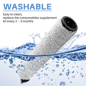 senza marchio 2 Pack Replacement Brush Roller for Tineco IFloor 3/ Floor One S3 senza marchio 2 Pack Replacement Brush Roller for Tineco IFloor 3/ Floor One S3