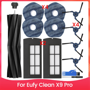neznačkové For Eufy Clean X9 Pro Parts Accessories Main Side Brush HEPA Filter neznačkové For Eufy Clean X9 Pro Parts Accessories Main Side Brush HEPA Filter