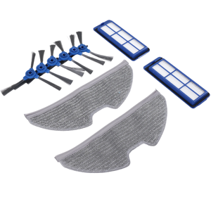 Saudism For RoboVac G10 Hybrid Replacement Filter Mop Cloth Side Brush Saudism For RoboVac G10 Hybrid Replacement Filter Mop Cloth Side Brush