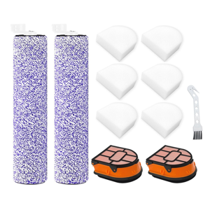 Saudism Brush Roller and Filter Replacement for HydroVac AW201 WD201 WD100 WD101 WD200 C Saudism Brush Roller and Filter Replacement for HydroVac AW201 WD201 WD100 WD101 WD200 C