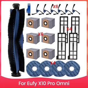 merkloos For Eufy X10 Pro Omni Parts Accessories Main Side Brush HEPA Filter merkloos For Eufy X10 Pro Omni Parts Accessories Main Side Brush HEPA Filter