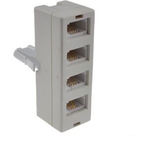 kenable BT Telephone Splitter 4 Way Sockets 1 x Socket to 4 BT Phone Lines 431A kenable BT Telephone Splitter 4 Way Sockets 1 x Socket to 4 BT Phone Lines 431A