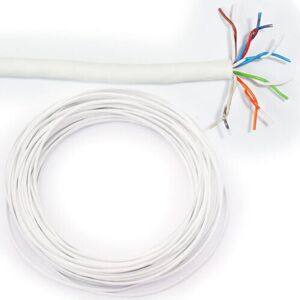 Loops 50m 6 Pair Telephone Cable 12 Core Way BT Multi Line Communication Wire Reel Loops 50m 6 Pair Telephone Cable 12 Core Way BT Multi Line Communication Wire Reel