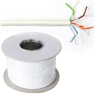 Loops 100m 4 Pair Telephone Cable 8 Core Way BT Multi Line Communication Wire Reel Loops 100m 4 Pair Telephone Cable 8 Core Way BT Multi Line Communication Wire Reel