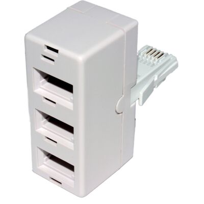 Newlink BT Telephone Splitter 3 way Sockets 1 x Socket to 3 BT Phone Lines 431A Newlink BT Telephone Splitter 3 way Sockets 1 x Socket to 3 BT Phone Lines 431A
