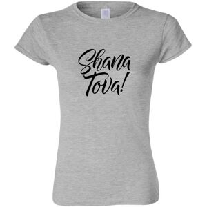Gildan (Sport Grey, XL) Jewish Shana Shana Tova Good Happy New Year Ladies Women T Shir Gildan (Sport Grey, XL) Jewish Shana Shana Tova Good Happy New Year Ladies Women T Shir