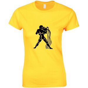 Gildan (Yellow, M) Aquarius Zodiac Horoscope Astrological Hercules Ladies Women T Shirt Gildan (Yellow, M) Aquarius Zodiac Horoscope Astrological Hercules Ladies Women T Shirt
