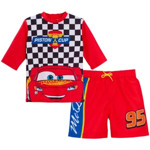 (3-4 Years) Boys Disney Cars Swim Shorts + Rash Vest Lighnting McQueen 2 Piece S (3-4 Years) Boys Disney Cars Swim Shorts + Rash Vest Lighnting McQueen 2 Piece S