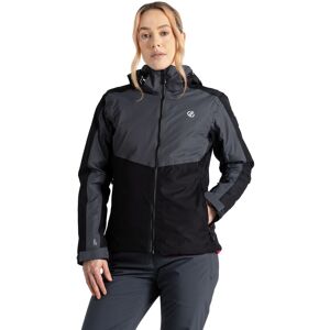 Dare2b Womens Climatise Waterproof Ski Jacket - Ebony Grey - Ski Jacket Dare2b Womens Climatise Waterproof Ski Jacket - Ebony Grey - Ski Jacket