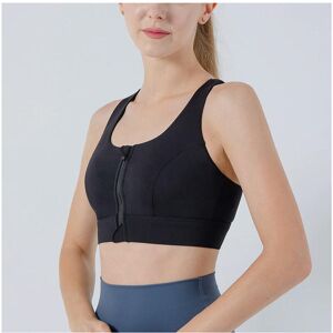 Nobrands (WX183 black, M) XlwsbcrWomen Yoga Bras Tights Crop Top Sports Vest Front Zipper Nobrands (WX183 black, M) XlwsbcrWomen Yoga Bras Tights Crop Top Sports Vest Front Zipper