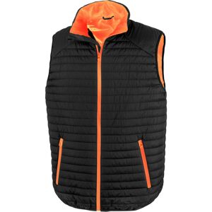 (XS, Black/Orange) Result Unisex Adult Thermoquilt Gilet (XS, Black/Orange) Result Unisex Adult Thermoquilt Gilet