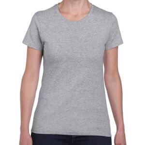 (L, Sports Grey) Gildan Womens/Ladies Heavy Cotton T-Shirt (L, Sports Grey) Gildan Womens/Ladies Heavy Cotton T-Shirt