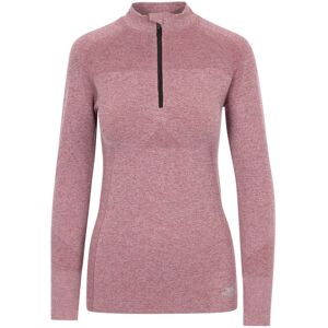 (M, Rose Tone) Trespass Womens/Ladies Pelina Half Zip Long-Sleeved Active Top (M, Rose Tone) Trespass Womens/Ladies Pelina Half Zip Long-Sleeved Active Top