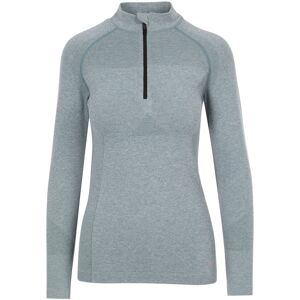 (M, Teal Mist) Trespass Womens/Ladies Pelina Half Zip Long-Sleeved Active Top (M, Teal Mist) Trespass Womens/Ladies Pelina Half Zip Long-Sleeved Active Top