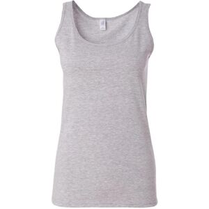 (XL, Sport Grey (RS)) Gildan Ladies Soft Style Tank Top Vest (XL, Sport Grey (RS)) Gildan Ladies Soft Style Tank Top Vest