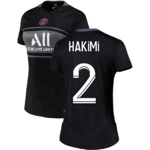 Nike (XL) PSG 2021-2022 Womens 3rd Shirt (HAKIMI 2) Nike (XL) PSG 2021-2022 Womens 3rd Shirt (HAKIMI 2)