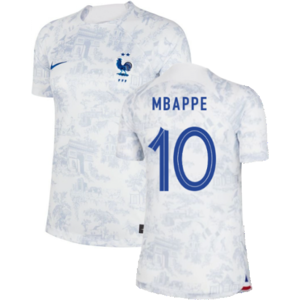 Nike (L) 2022-2023 France Away Shirt (Ladies) (Mbappe 10) Nike (L) 2022-2023 France Away Shirt (Ladies) (Mbappe 10)