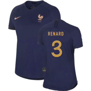 Nike (XS) 2019-2020 France Home Shirt (Ladies) (RENARD 3) Nike (XS) 2019-2020 France Home Shirt (Ladies) (RENARD 3)